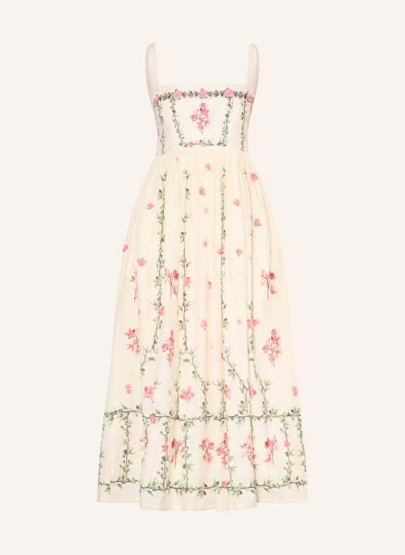 Agua by Agua Bendita Kleid BARBARA CREME / PINK / GRÜN