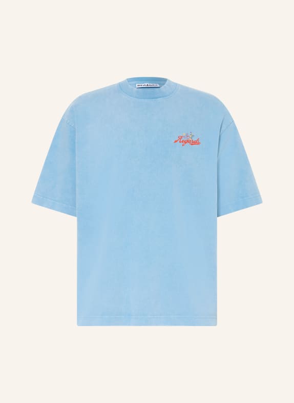 REGARDS T-Shirt HELLBLAU / ROT / GELB