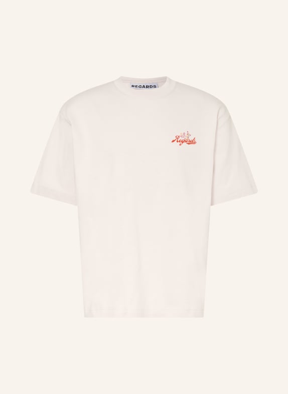 REGARDS T-Shirt BEIGE / ROT / GELB