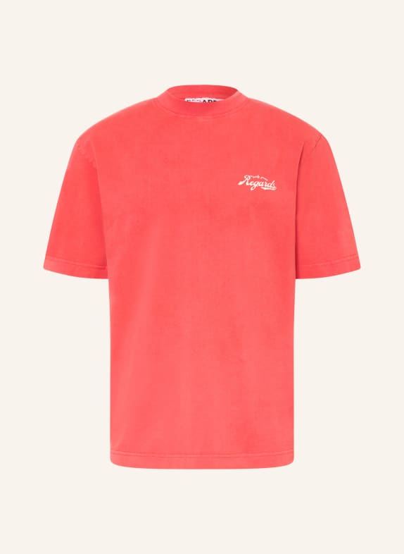REGARDS T-Shirt HELLROT / WEISS