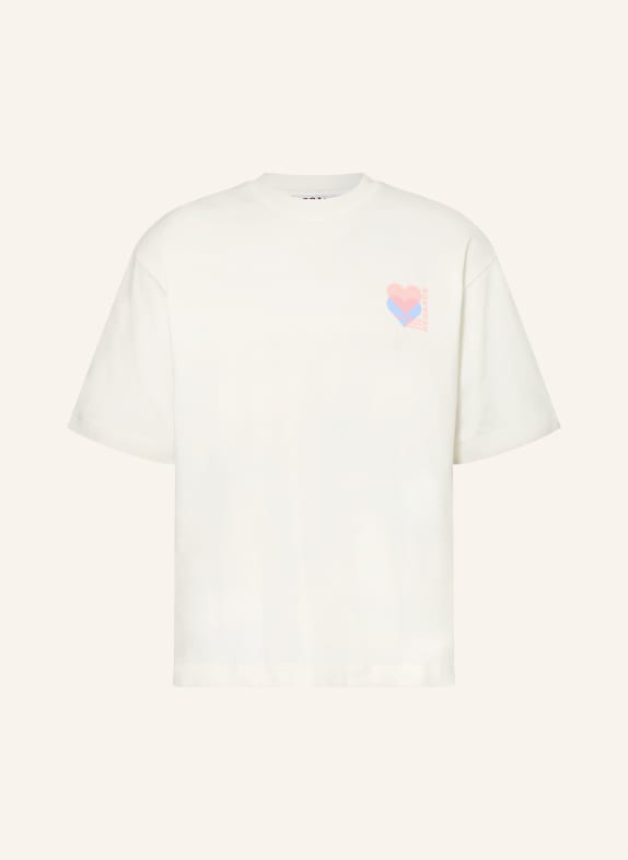 REGARDS T-Shirt WEISS / ROSA / HELLGELB