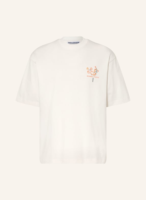REGARDS T-Shirt BOUQUET WEISS / ORANGE / GELB