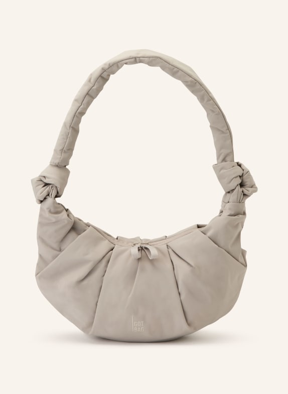 GOT BAG Taška přes rameno PLEAT MOON BACK SMALL ŠEDÁ