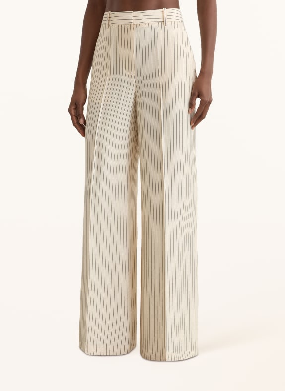 REISS Marlene-broek JAYCE CRÈME / ZWART