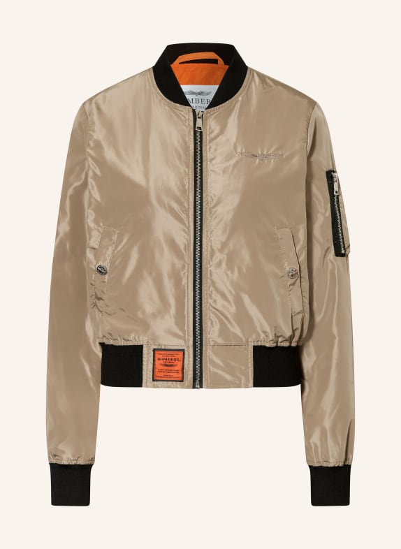 BOMBERS ORIGINAL Blouson TAUPE / NOIR