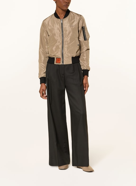 BOMBERS ORIGINAL Blouson TAUPE / SCHWARZ