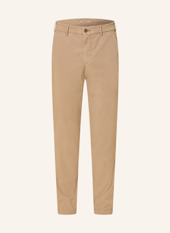 HILTL Chino TAURA Slim Fit HELLBRAUN