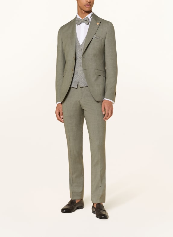WILVORST Slim fit pantalon 042 Moosgrün