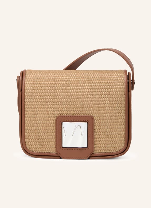 TUMI OLAS Umhängetasche SMALL HELLBRAUN / SILBER / BRAUN