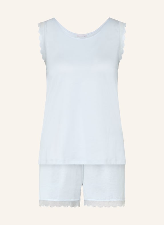 HANRO Shorty-Schlafanzug INAYA HELLBLAU