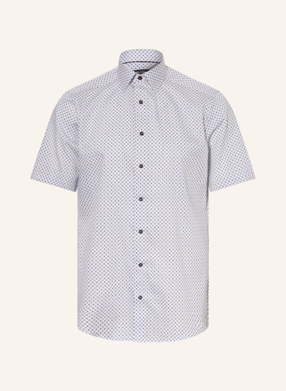 OLYMP Koszula z krótkim rękawem Luxor o nowoczesnym kroju BIAŁY / KHAKI / JASNONIEBIESKI