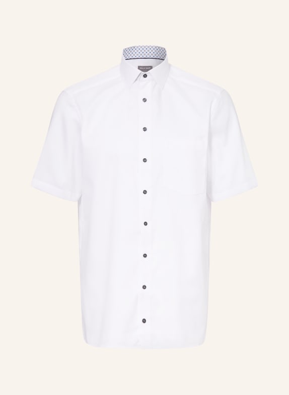 OLYMP Koszula z krótkim rękawem Luxor o kroju comfort fit BIAŁY