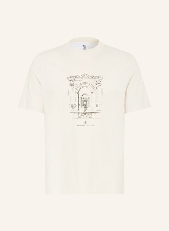 BRUNELLO CUCINELLI T-shirt CREAM