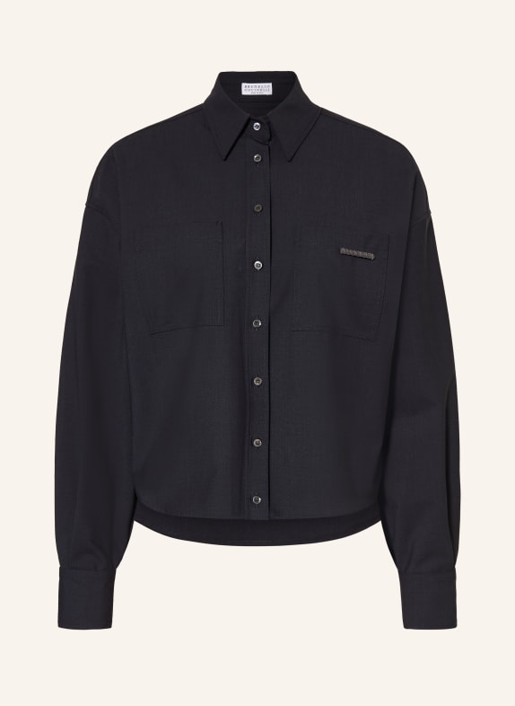 BRUNELLO CUCINELLI Hemdbluse DUNKELBLAU