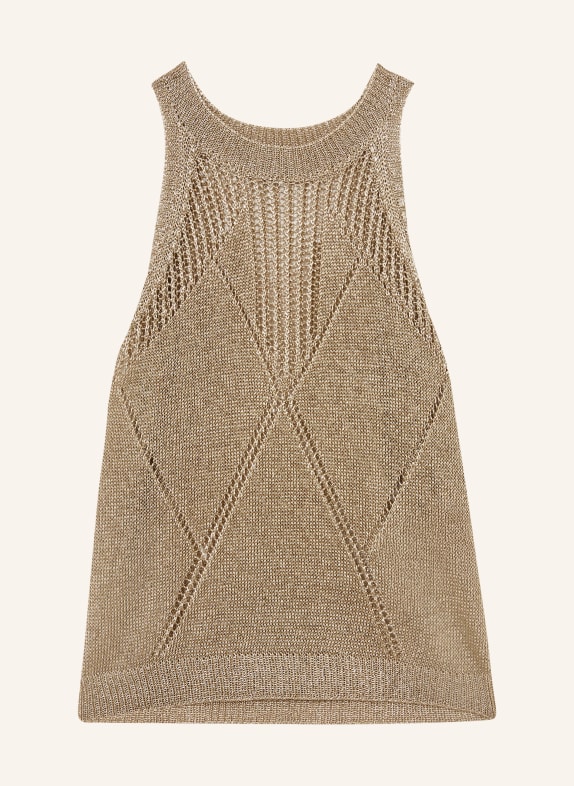 REISS Stricktop MAIA mit Glitzergarn GOLD