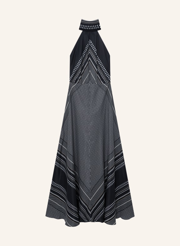 REISS Robe SKYLAR BLEU FONCÉ / MARRON / BLEU CLAIR