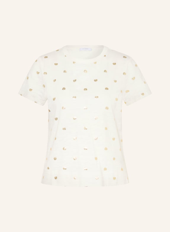 HOBBS ADALINE T-Shirt ECRU / GOLD