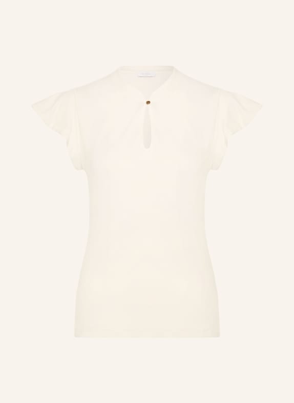 HOBBS Fialová košilová blůza z džerzeje s volánky REŽNÁ