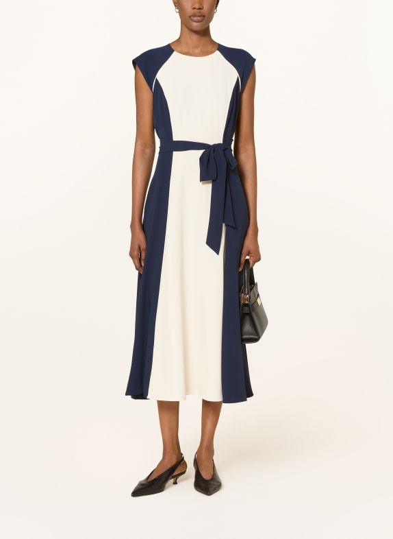 HOBBS Sukienka ANDREA KREMOWY / GRANATOWY