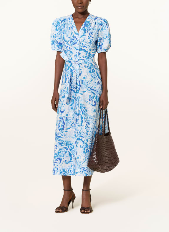 HOBBS Sukienka LIBBY NIEBIESKI / MOCNORÓŻOWY / BIAŁY