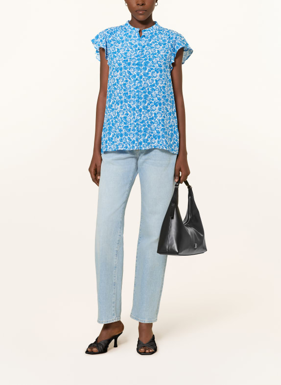 HOBBS Blusetop HUDA BLAUW / ECRU