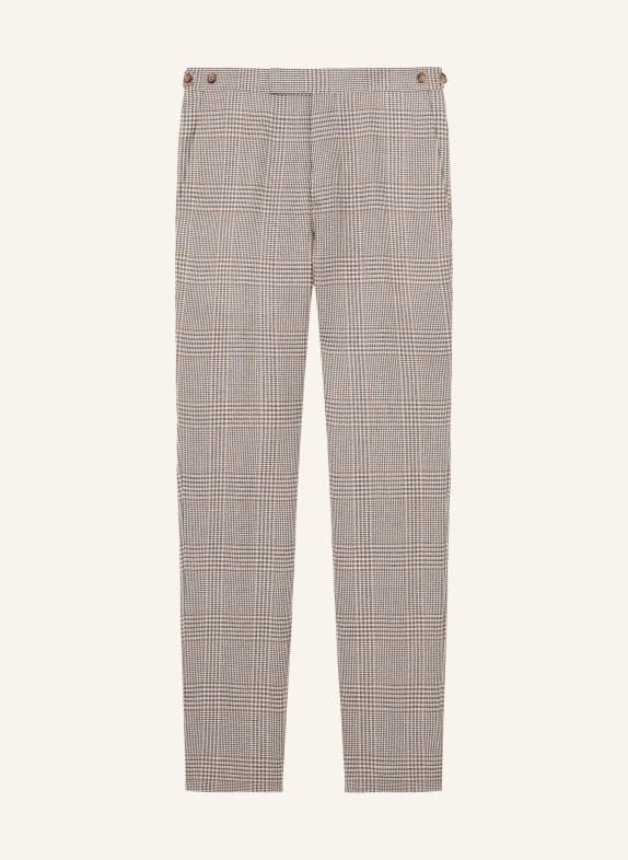 REISS Hose EPSOM Slim Fit mit Leinen TAUPE / WEISS / SCHWARZ