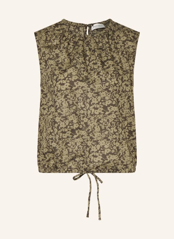 Marc O'Polo Blus MÖRKBRUN / KHAKI