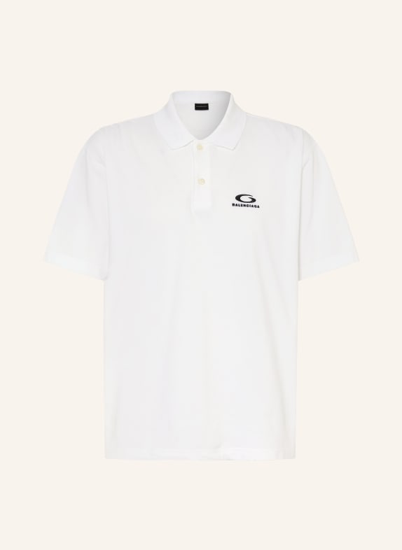 BALENCIAGA Piqué-Poloshirt WEISS