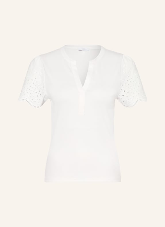 HOBBS Koszulka DAPHNE z ażurową koronką ECRU