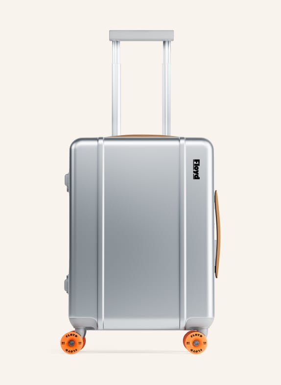Floyd Valise à roulettes CABIN ALUMINUM ARGENT / MARRON CLAIR / ORANGE