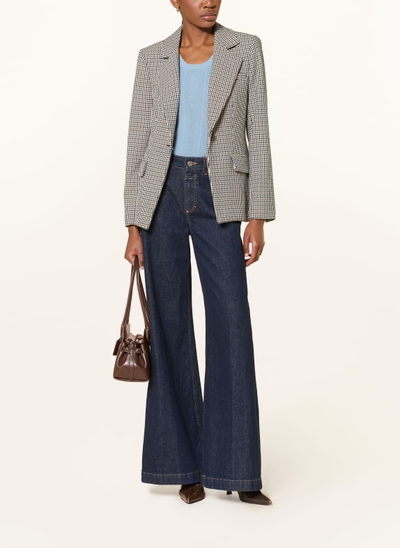 Veronica Beard Blazer HEALY BEIGE / BRUIN / DONKERBLAUW