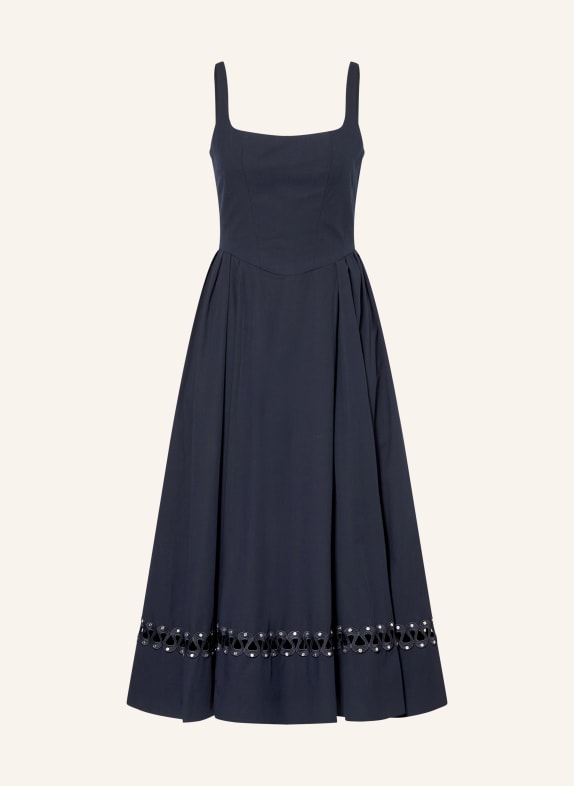 maje Kleid mit Schmucksteinen DUNKELBLAU