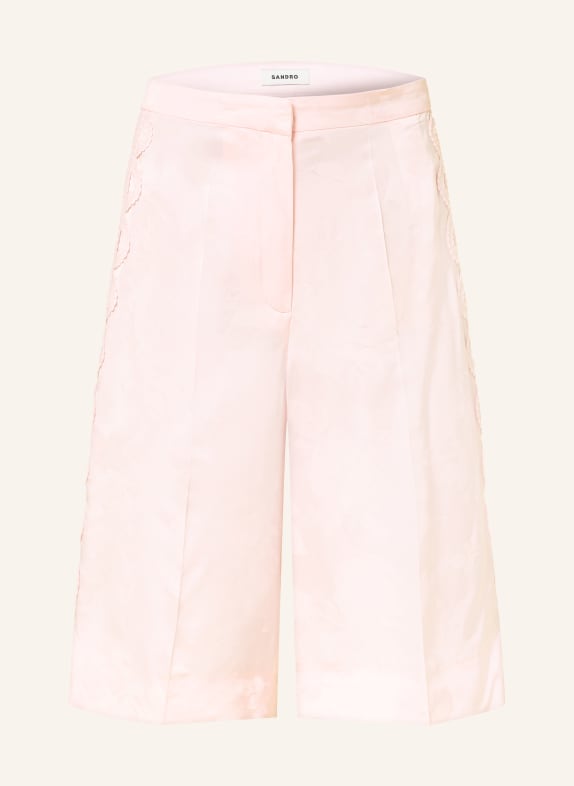 SANDRO Bermudas mit Cut-outs HELLROSA