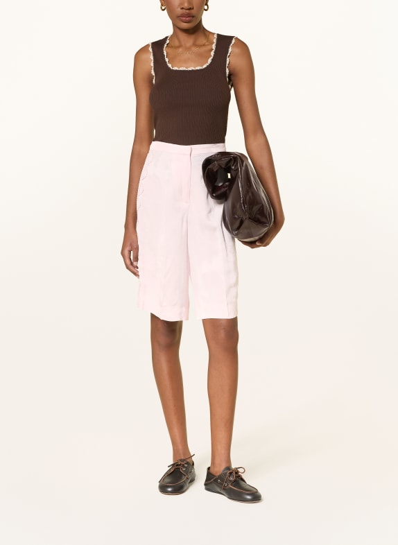 SANDRO Bermudas mit Cut-outs HELLROSA