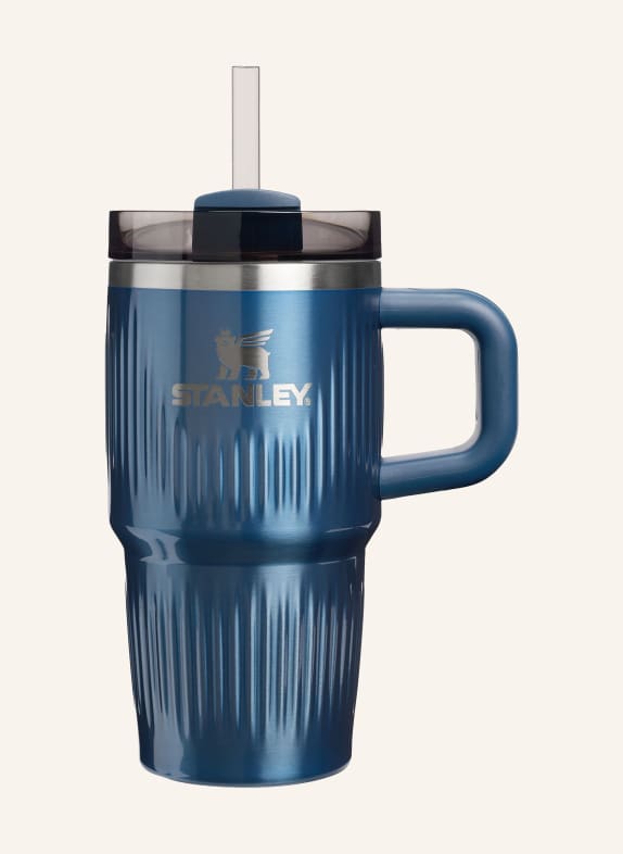 STANLEY Mug isotherme THE QUENCHER H2.O FLOWSTATE™ BLEU GRIS / ARGENT