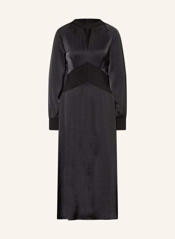 ALLSAINTS Satinkleid ROYA SCHWARZ