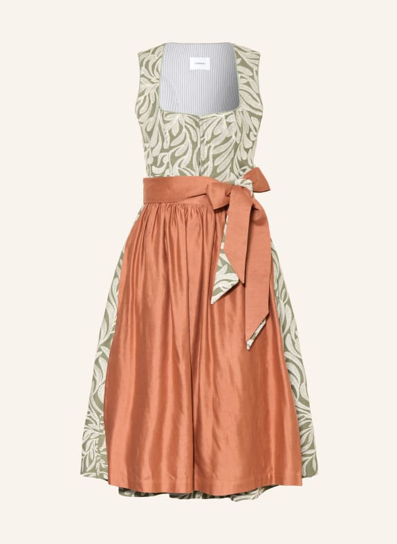 LIMBERRY Dirndl ELIANA ZIELONY / KREMOWY