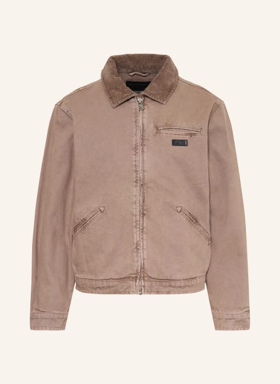 ALLSAINTS Jeansjas KOREY 9853 MIRE BROWN