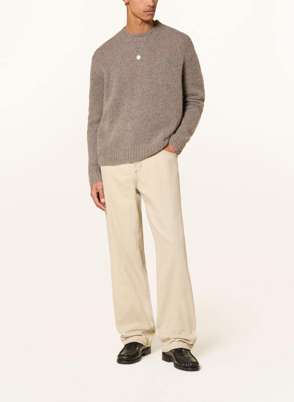 ALLSAINTS Trui SAKU met alpaca TAUPE