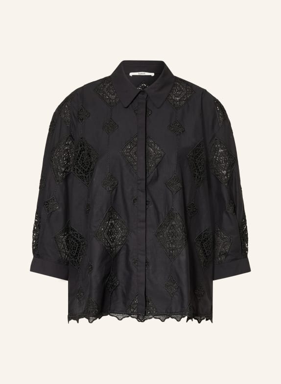 ba&sh Hemdbluse MURIEL mit 3/4-Arm SCHWARZ