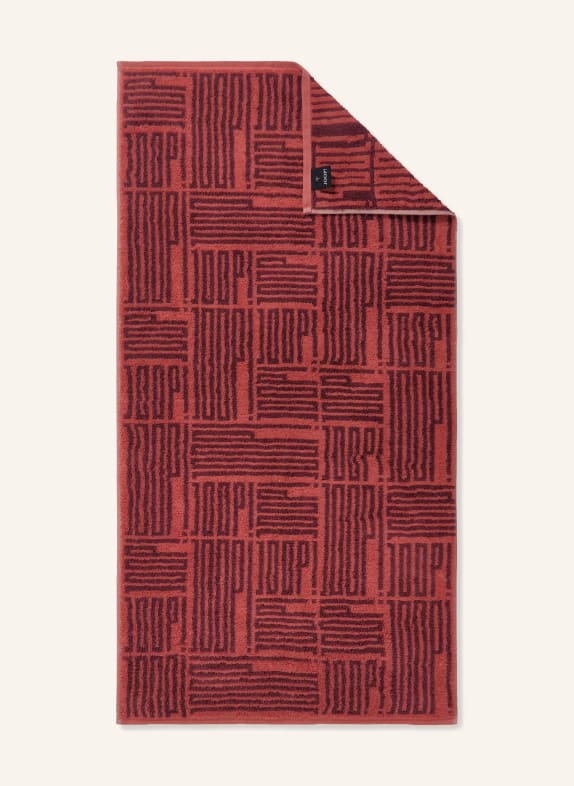 JOOP! Towel LIGHT RED / DARK RED
