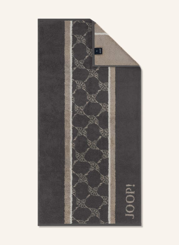 JOOP! Towel DARK GRAY / CREAM / TAUPE
