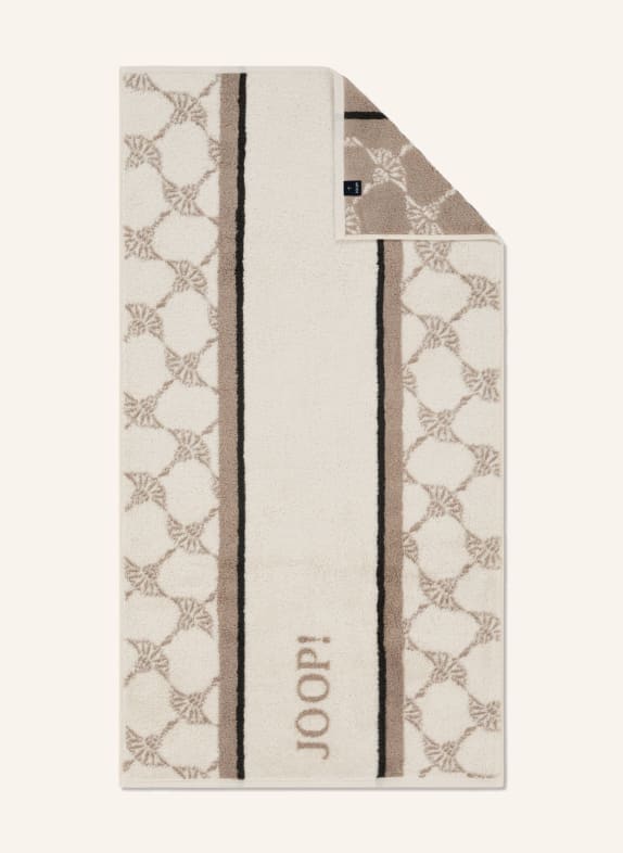 JOOP! Shower towel LIGHT GRAY / TAUPE