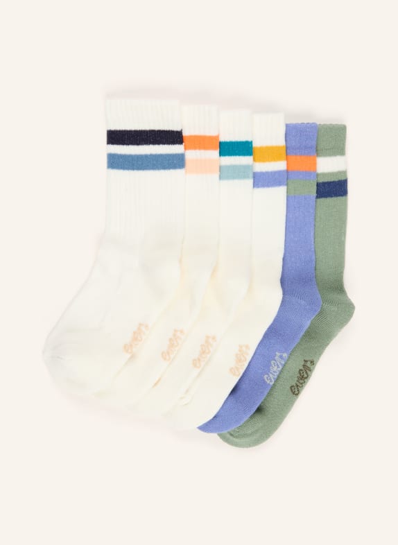 ewers COLLECTION 6er-Pack Socken CREME / HELLLILA / ORANGE