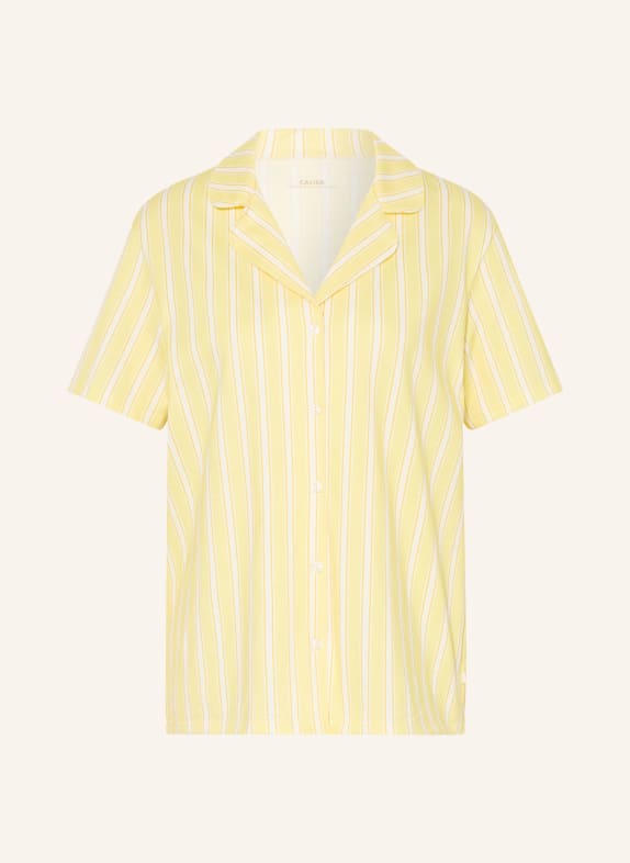 CALIDA Chemise de nuit FAVOURITES OCEAN JAUNE / ÉCRU / JAUNE FONCÉ