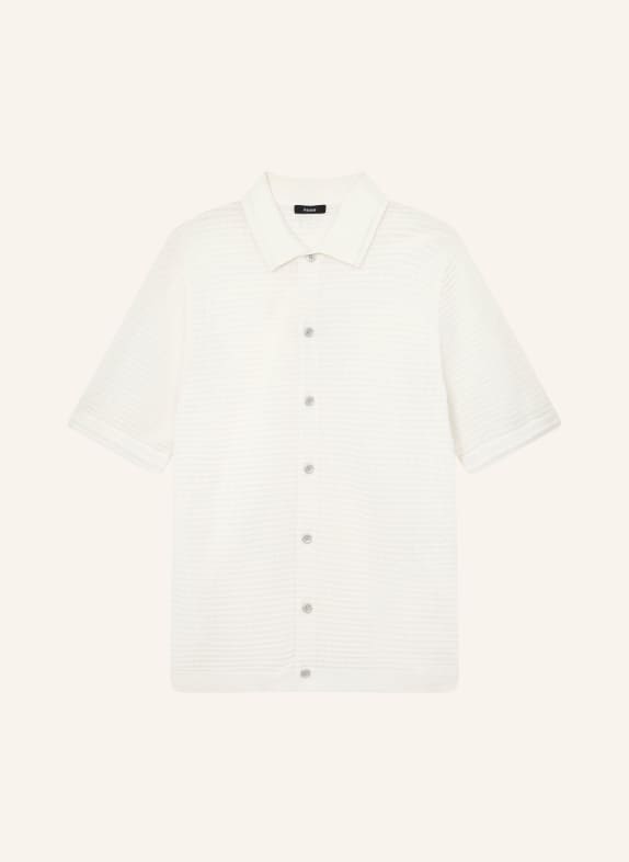 REISS Strickhemd CLIFTON Slim Fit WEISS