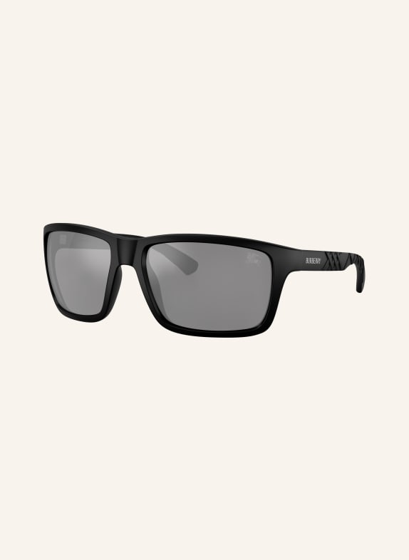 BURBERRY Sonnenbrille BE4483 MATT SCHWARZ/ DUNKELGRAU VERSPIEGELT