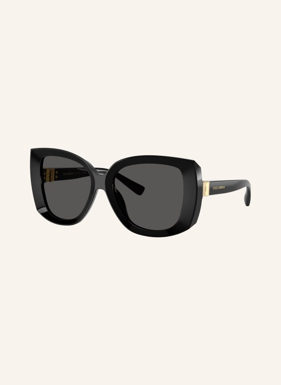 DOLCE & GABBANA Lunettes de soleil DG4495 NOIR / GRIS FONCÉ