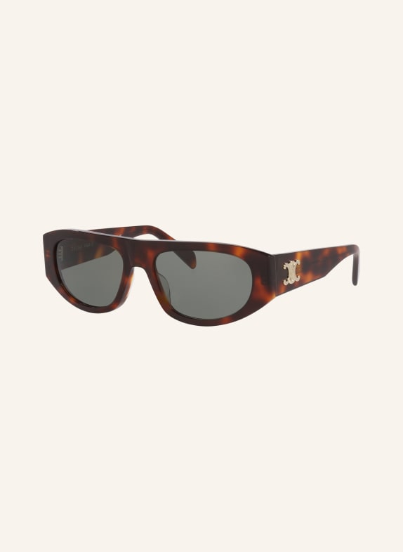 CELINE Sonnenbrille CL000624 HAVANA/ GRÜN