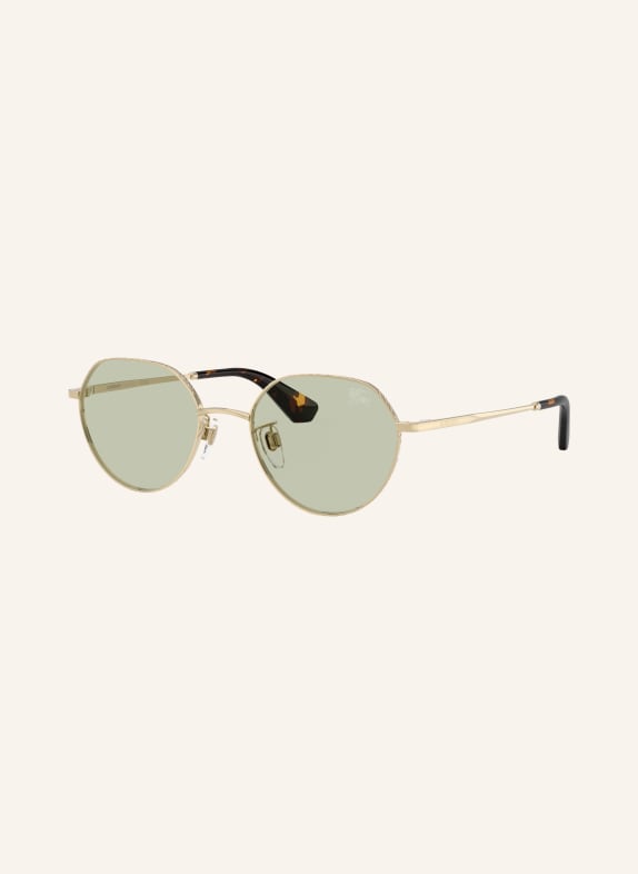 BURBERRY Sonnenbrille BE3173D GOLD/ HELLGRÜN